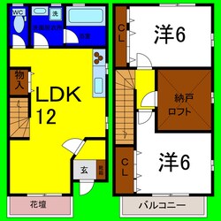 れんがでつくったうーの家の物件間取画像